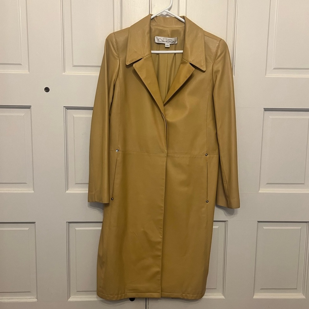 Oscar De La Renta Leather Jacket